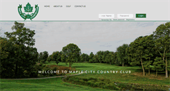 Desktop Screenshot of maplecitycc.com